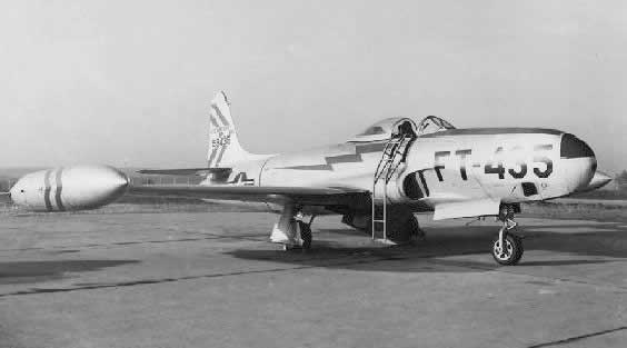 Air Force RF-80A Buzz Number FT-435 on apron