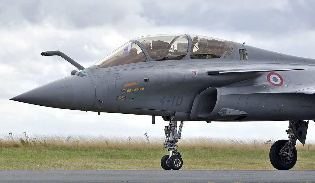 Two-seat Dassault Rafale B of the French Air Force