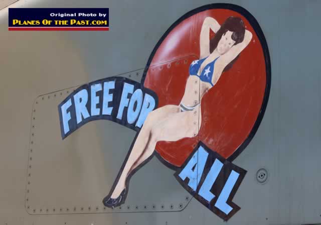 "Free for All" nose art on FB-111A Aardvark, S/N 80248