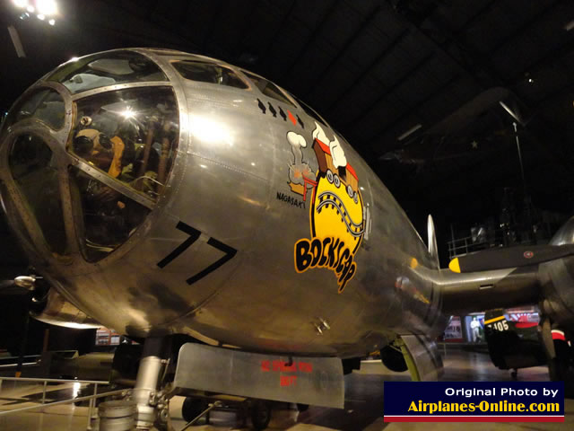 B-29-36-MO Superfortress 44-27297, Bockscar, at the  National Museum of the United States Air Force in Dayton, Ohio