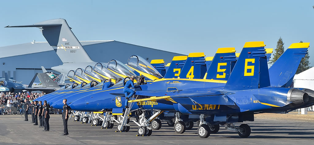 U.S. Navy Blue Angels preparing for another air show