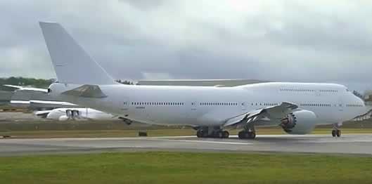 Boeing 747-8 Registration N895BA