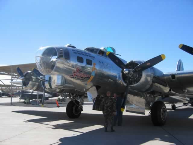 B-17 Flying Fortress "Sentimental Journey" at Luke Days 2007 Air Show in Phoenix, Arizona