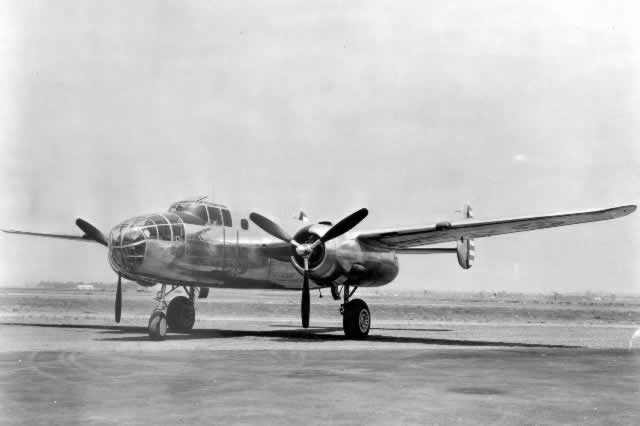 Early production model of the B-25 Mitchell 