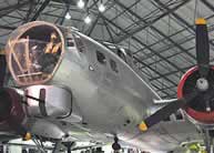 B-17 Flying Fortress at the Royal Air Force Museum in London, UK