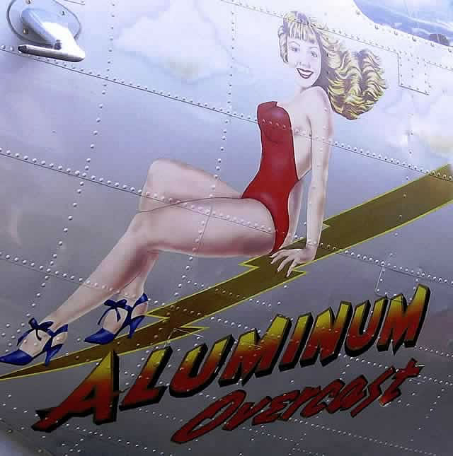 Boeing B-17 Flying Fortress "Aluminum Overcast" nose art
