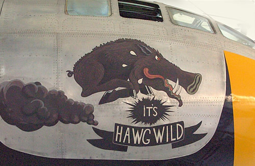 B-29A on display at the Imperial War Museum, Duxford, UK. It's Hawg Wild, S/N 44-61748