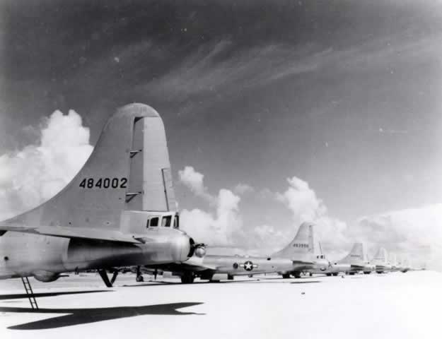 Boeing B-29s on the Flight Line