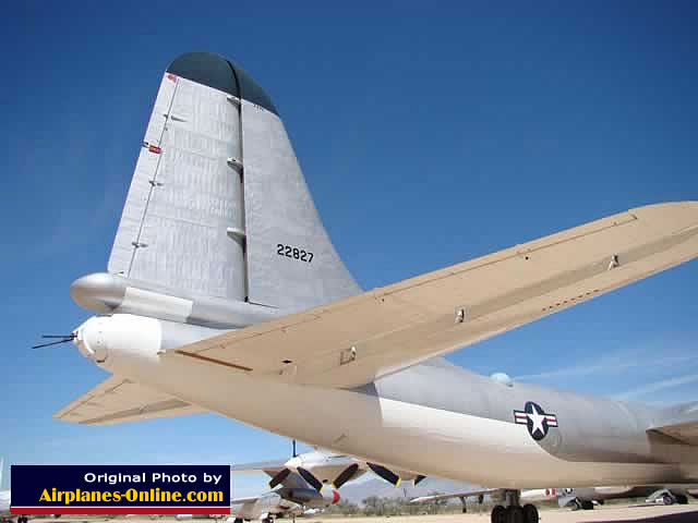 Tail section of the B-36J Peacemaker in Arizona