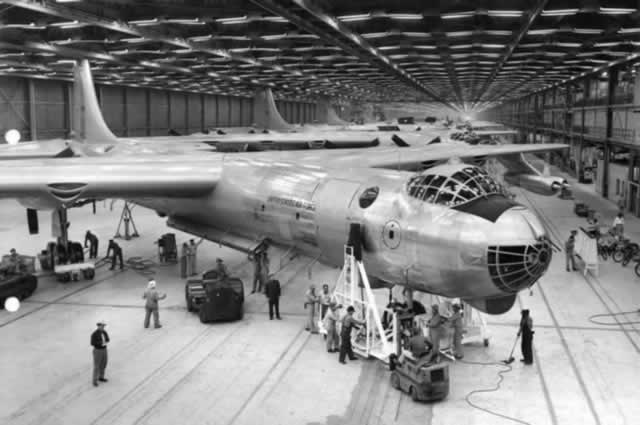 Convair B-36 Peacemaker Assembly Line in Fort Worth