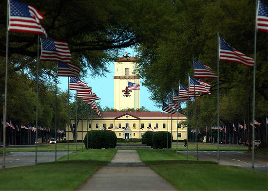 Barksdale AFB headquarters and administration building