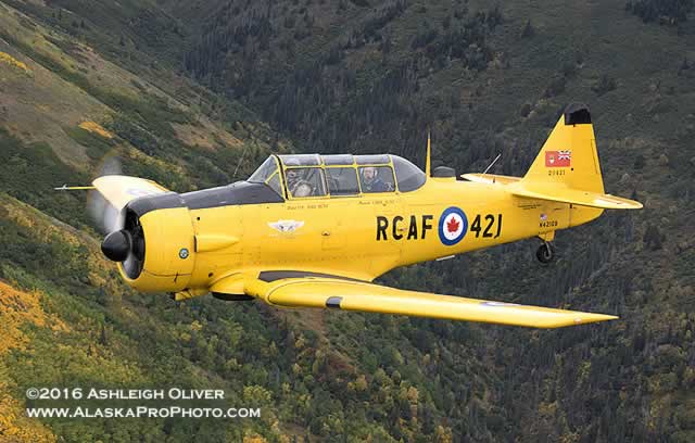 AT-6 Harvard MkIV of the Commemorative Air Force, RCAF 421, Registration Number N421QB