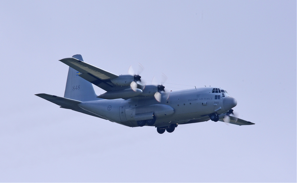 C-130 848 of the Swedish Air Force