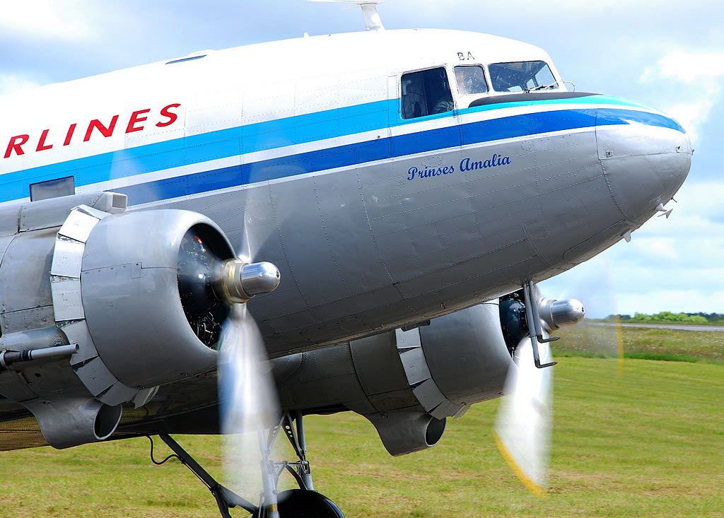 C-47 "Prinses Amalia", Registration PH-PBA, in the markings of KLM Royal Dutch Airlines