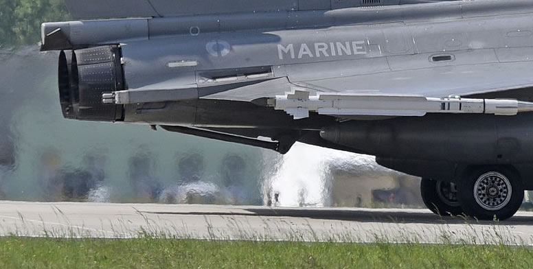 Tailhook on a Dassault Rafale M of the French Air Force