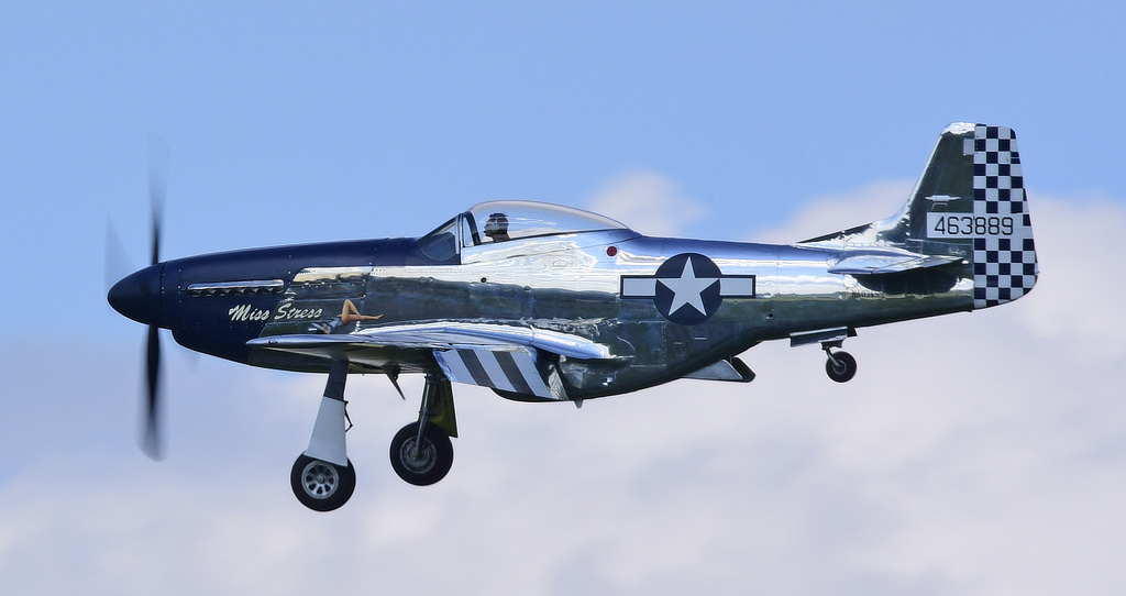 P-51D Mustang, 463889, Registration N4034S, "Miss Stress", at Luxeuil, France, September 2021