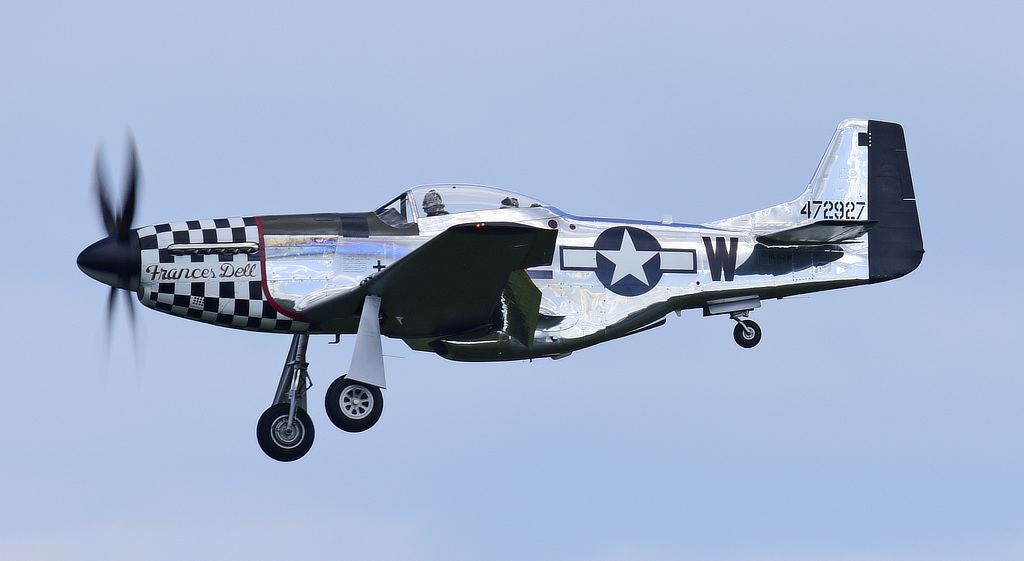 P-51D Mustang, 472927, Registration N517W, "Frances Dell", at Luxeuil, France, September 2021
