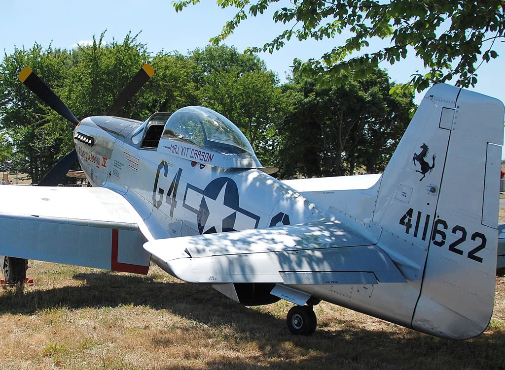P-51D Mustang, Registration F-AZSB, Rochefort, France in May of 2011