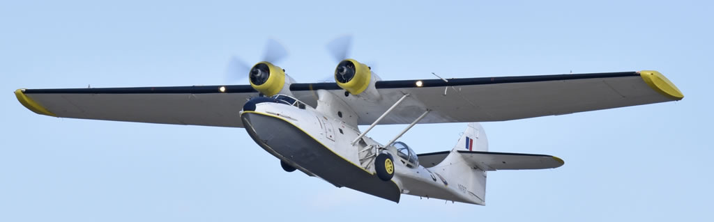 PBY-5A Catalina N9767 "La princesse des étoiles", in flight over Melun in 2019