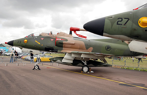 Military jets on display at air shows in France