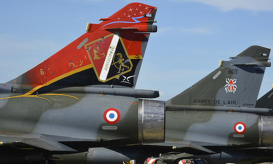 Art Work on the Tail Surfaces of European Jets