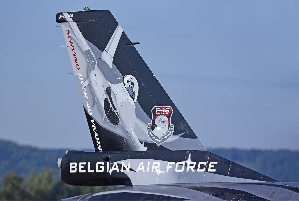F-16 Belgian Air Force spécial livery - Serving Over 40 Years