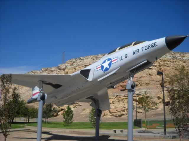 F-101B Voodoo on display at Rock Springs, Wyoming