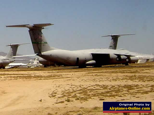 C-141 Starlifters in storage at Davis-Monthan Air Force Base AMARG (May, 2004)