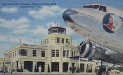 Eastern DC-3 at Jacksonville, FL