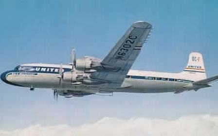 United DC-7 Mainliner N6302C