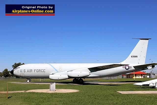 Side view of the KC-135 Stratotanker S/N 63595 