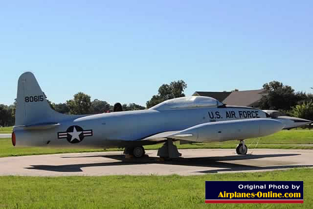 U.S. Air Force T-33 Shooting Star S/N 80615 at Barksdale AFB's Global Power Museum