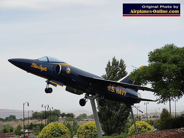 Grumman F11F of the Blue Angels, BuNo 141796, Aviators Memorial Park at Grand Junction Regional Airport in Colorado