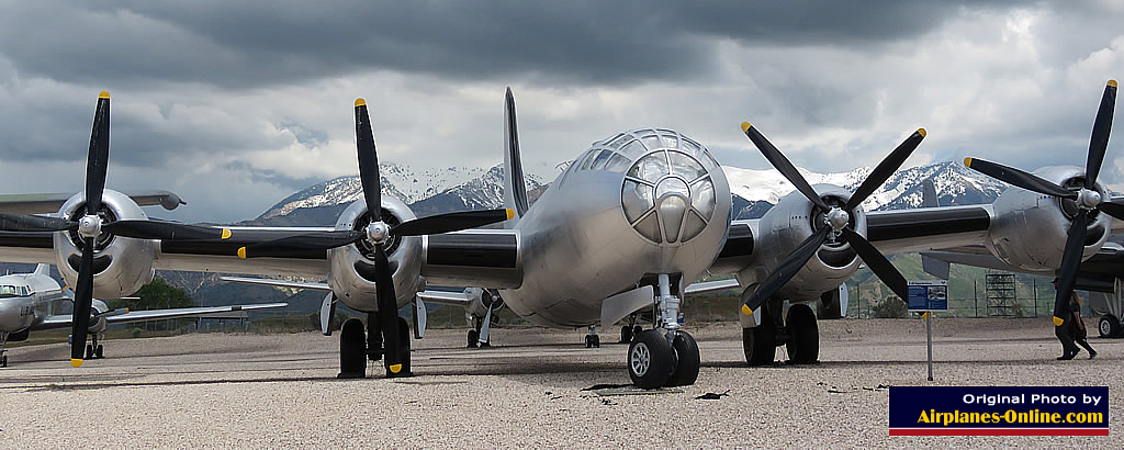 B-29 Superfortress "Straight Flush" on display at the Hill Aerospace Museum in Ogden, Utah