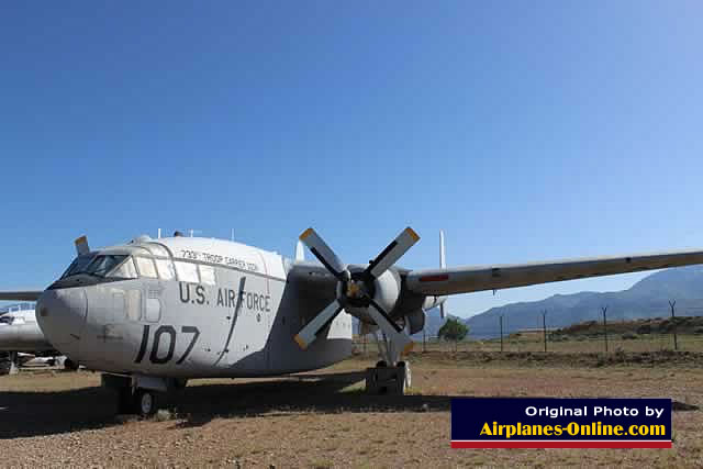 Fairchild C-119G Flying Boxcar, S/N 22107, "State of Utah" at Hill AFB