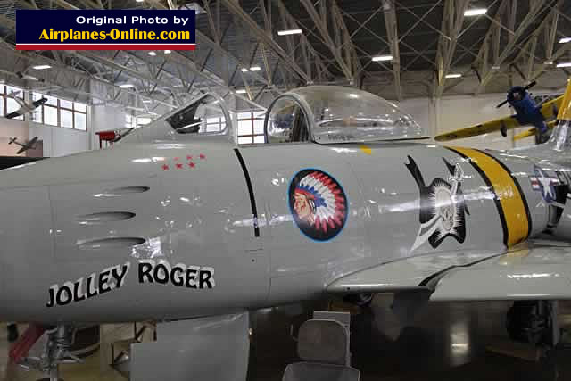 F-86F Sabre "Jolley Roger", buzz number FU-834
