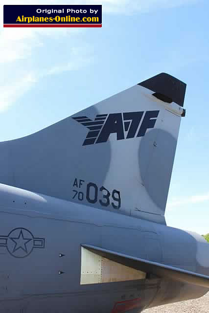 YA-7F Corsair II S/N 70-1039 at Hill Air Force Base