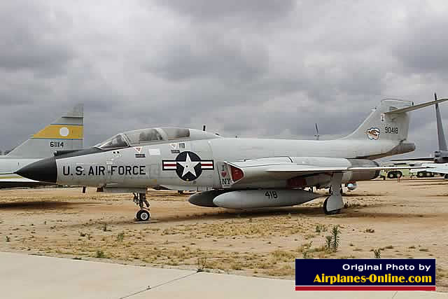 F-101 Voodoo, S/N 90418, on display at the March Field Air Museum in California