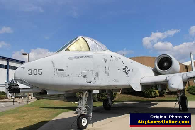 A-10A Warthog 305, Major David A. Flippo, at the Museum of Aviation