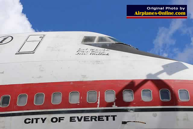 The first Boeing 747, "The City of Everett"