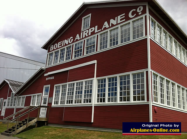 The "Red Barn", the origin of the Boeing Airplane Company, Seattle, Washington