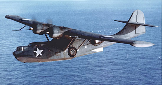Consolidated Catalina PBY-5A in flight