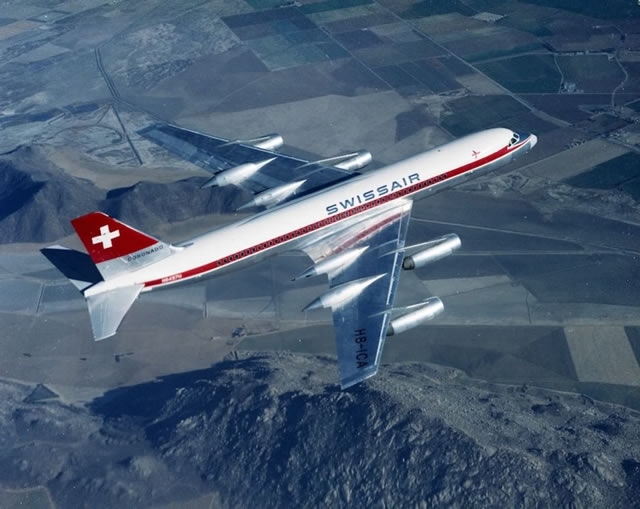 Swiss Air Convair 990