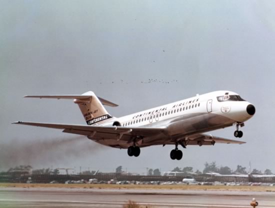 Douglas DC-9 of Continental Airlines