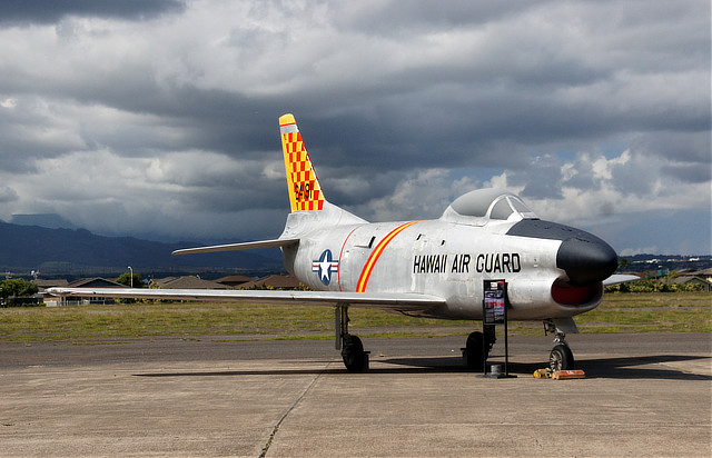 F-86D S/N 24191 on display at the Pearl Harbor Aviation Museum in Hawaii