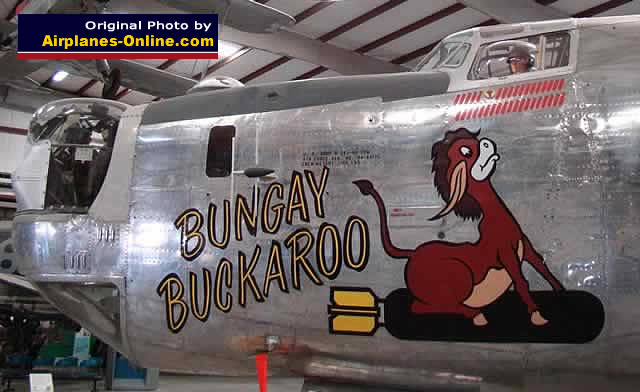 Nose section of Consolidated B-24J Liberator "Bungay Buckaroo" S/N 44-44175 