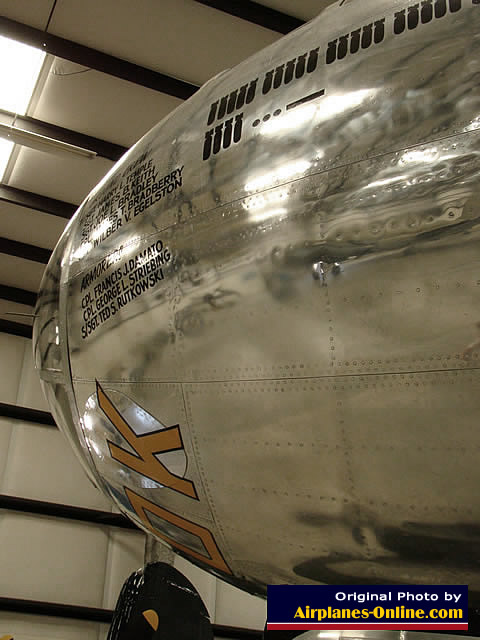 Nose view of the B-29 "Sentimental Journey" S/N 44-70016
