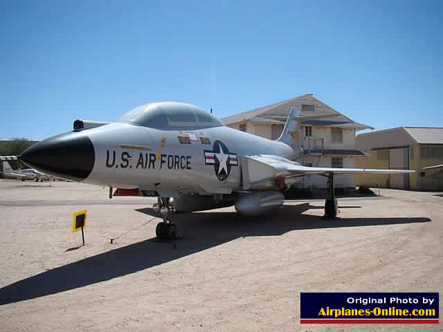 McDonnell F-101B Voodoo S/N 57-0282 restored and on display in Tucson, Arizona, Pima Air and Space Museum