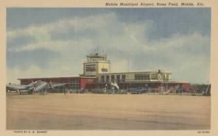 Mobile Municipal Airport, Bates Field, Alabama