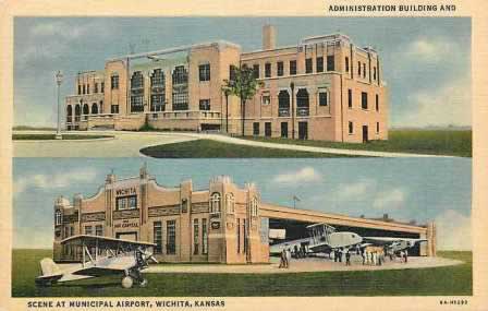 Municipal Airport in Wichita, Kansas, circa 1930s